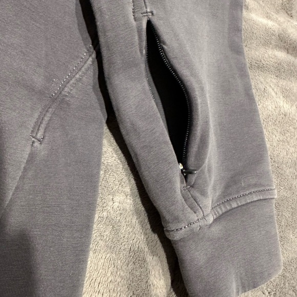 Banana Republic BR Standard Scuba-Knit Sweatshirt Tunic Silky Coal XS - Picture 9 of 9